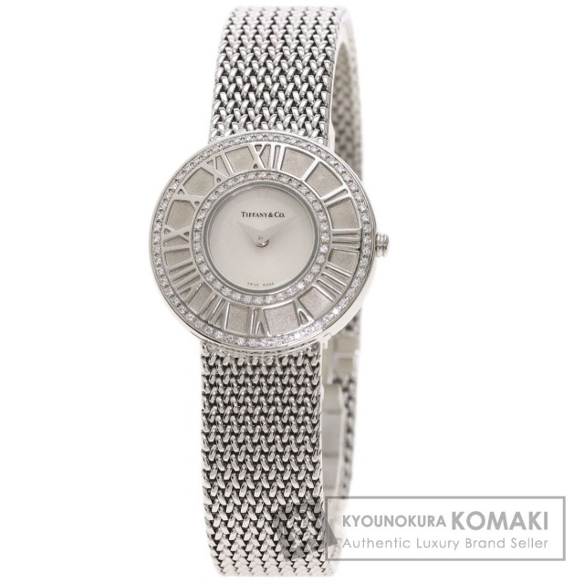 Tiffany & Co. K18ダイヤモンド腕時計