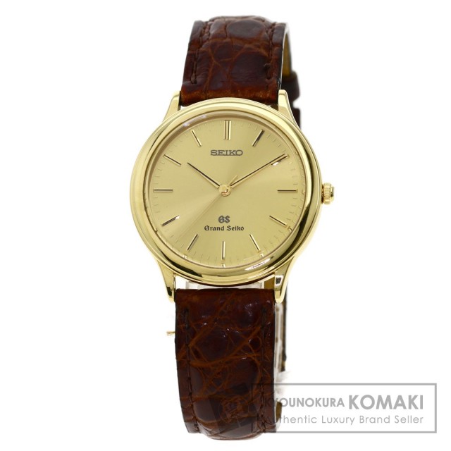 SEIKOセイコー9581-7000グランドセイコーラウンドフェイス腕時計K18  