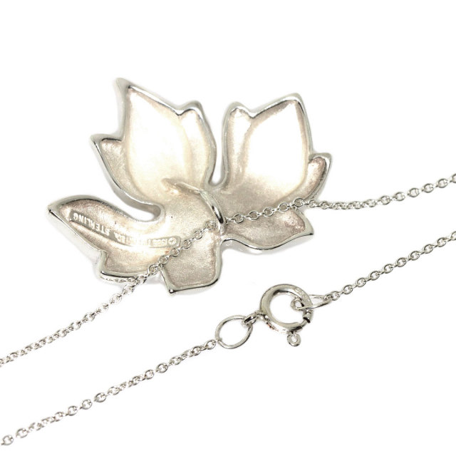 TIFFANY&Co. ティファニー リーフ ネックレス シルバー