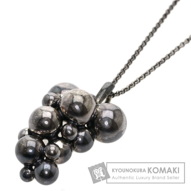 Georg Jensen ジョージジェンセン ブドウ ラージ ネックレス シルバー  