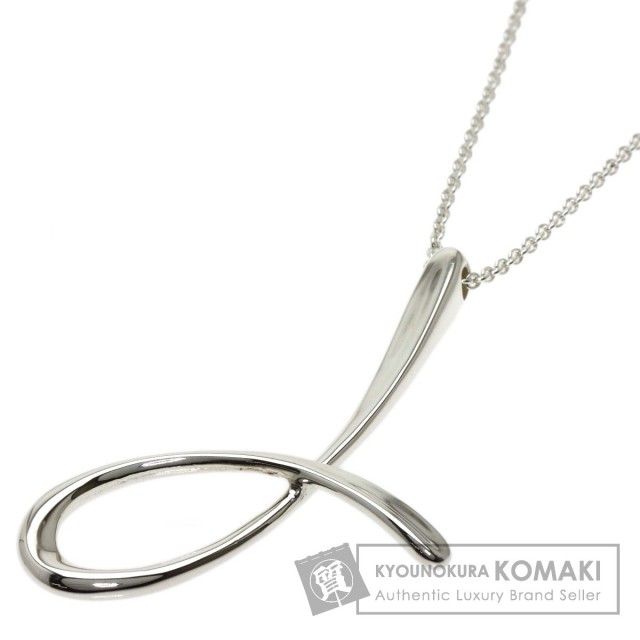 TIFFANY&Co. ティファニー イニシャル J ラージ ネックレス シルバー  