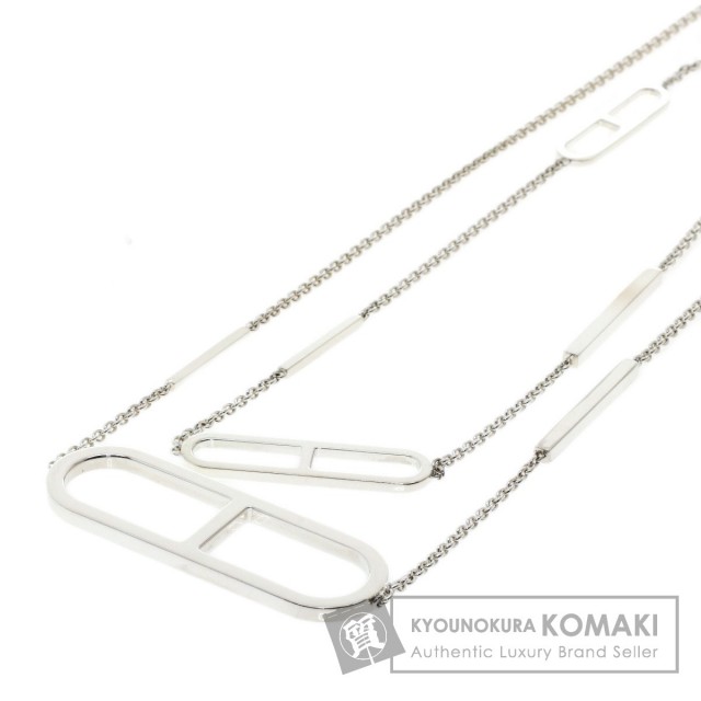 HERMES エルメス エヴァー シェーヌ ダンクル ロング ネックレス