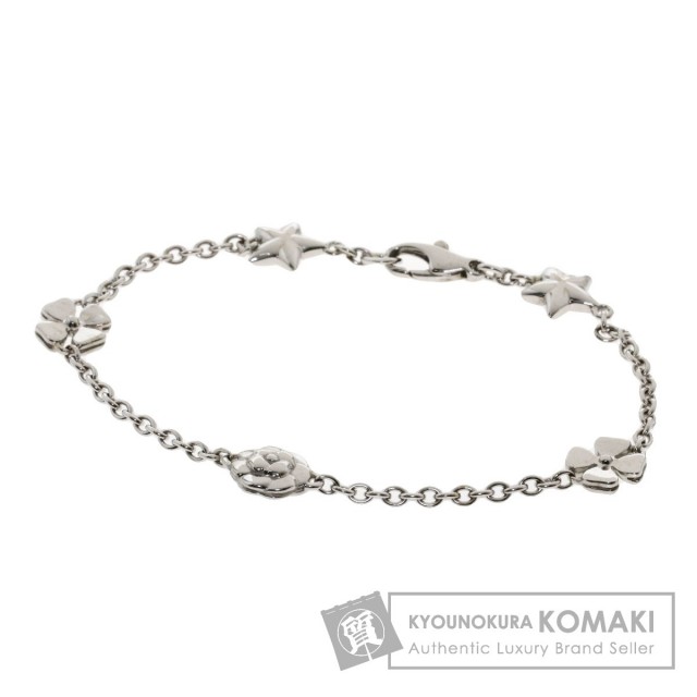 CHANEL シャネル スリーシンボル カメリア ブレスレット K18