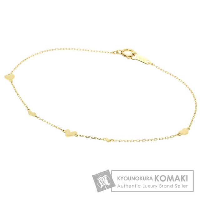 AHKAH アーカー シャボンハート ブレスレット K18イエローゴールド  
