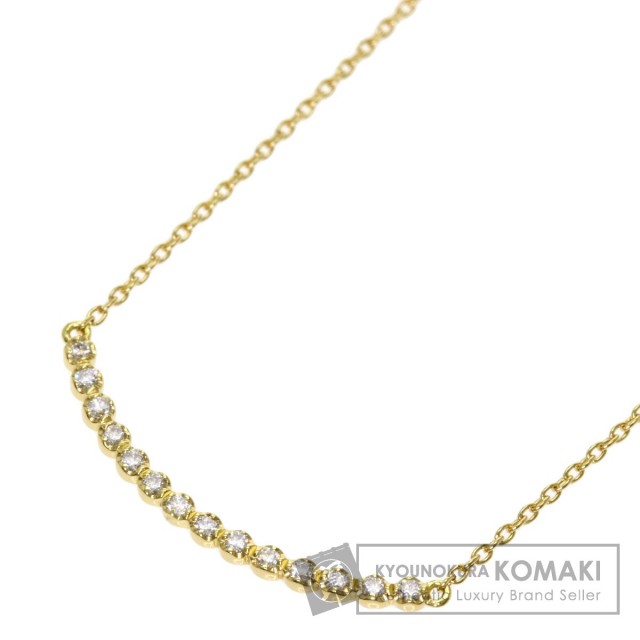 AHKAH アーカー ビリーブユー ダイヤモンド ネックレス K18イエロー  
