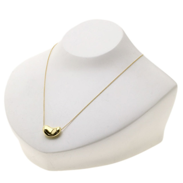 TIFFANY & CO. ティファニー ネックレス K18YG - 4800724D0008 TIFFANY&Co. ティファニー ビーンズ ネックレス K18イエロー