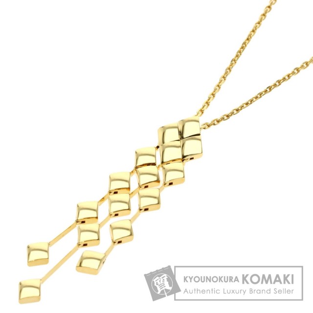 CHANEL シャネル マトラッセ ネックレス K18イエローゴールド レディース 