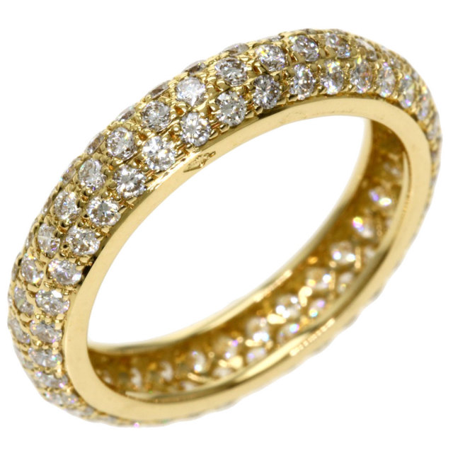 CARTIER カルティエ パヴェ エタニティ フル ダイヤモンド #51 リング 