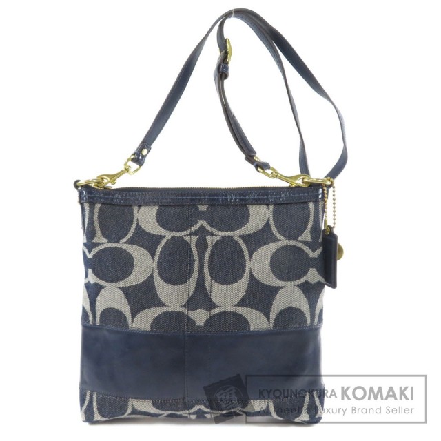 COACH コーチ 12553 シグネチャー ショルダーバッグ デニム