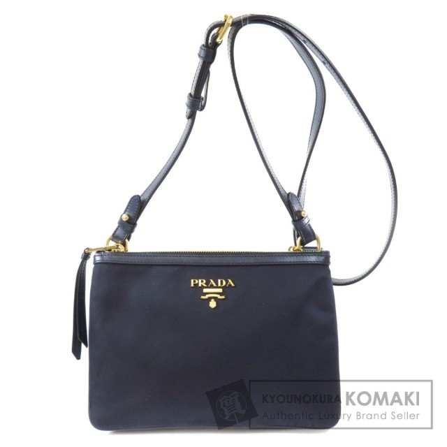 PRADA プラダ 1BH046 ロゴモチーフ ショルダーバッグ ナイロン素材 