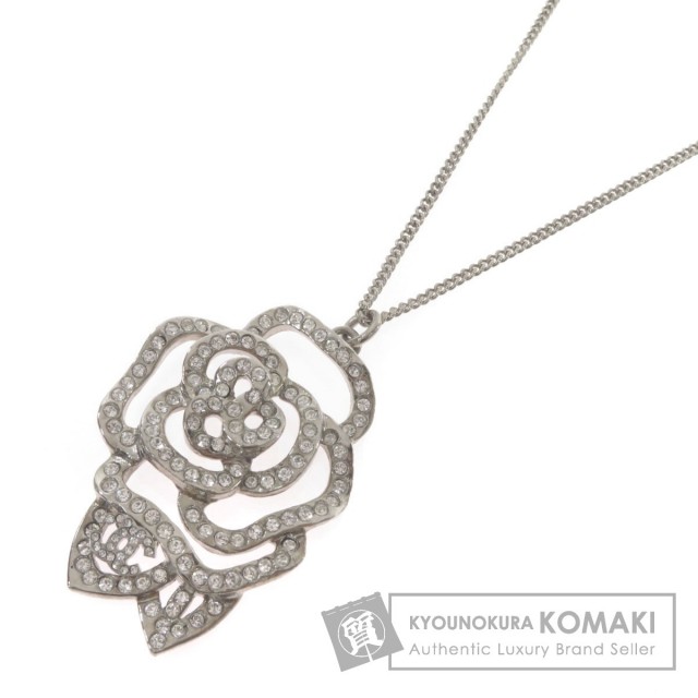 CHANEL シャネル ローズモチーフ ネックレス 金属製 レディース