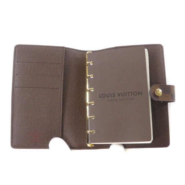 LOUISVUITTONルイヴィトンR20700アジェンダPMダミエエベヌ手帳カバー  