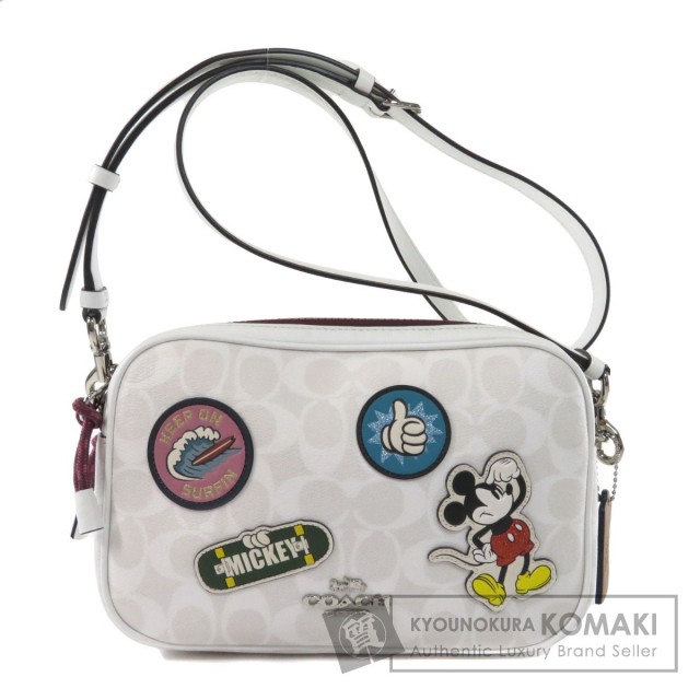 COACH コーチ 3706 シグネチャー ディズニーコラボ ショルダーバッグ  