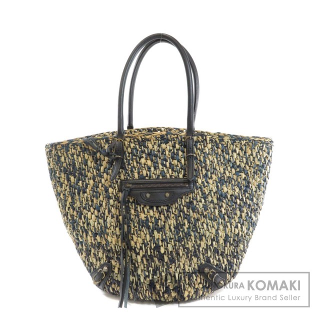 BALENCIAGA バレンシアガ 286370 ラフィアバッグ ハンドバッグ