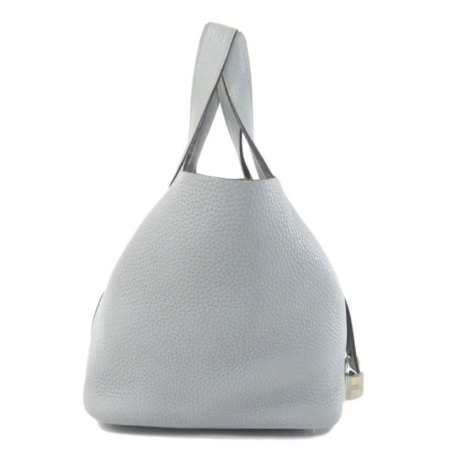 HERMES エルメス ピコタンロック PM シルバー金具 ブルー