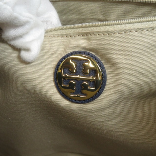 Tory Burch トリーバーチ ロゴ トートバッグ デニム レディース