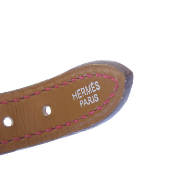 HERMES】エルメス レザー ベルトモチーフ スカーフリング