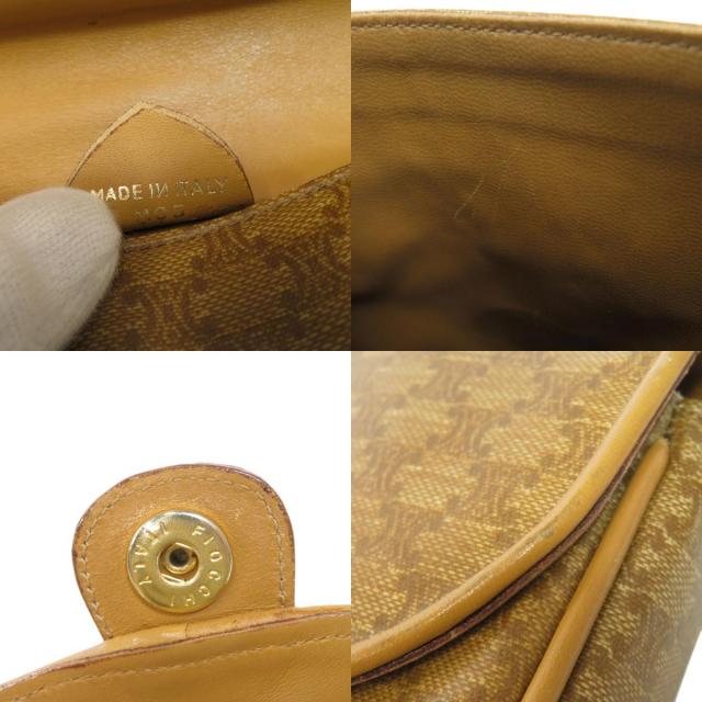 CELINE セリーヌ マカダム柄 ショルダーバッグ PVC レディース