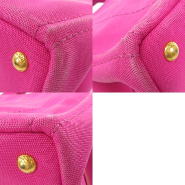 PRADA プラダ B2439G カナパ ミニ トートバッグ キャンバス レディース 