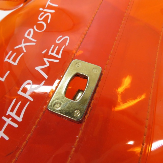 HERMES エルメス ビニールケリー トートバッグ PVC レディース