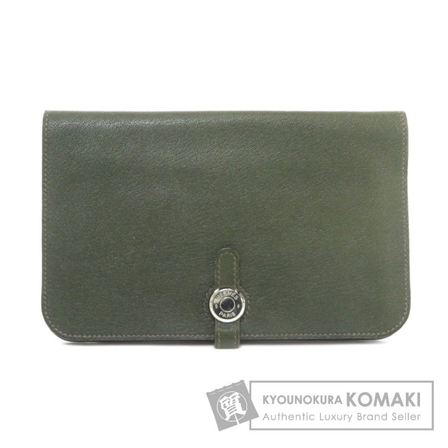 HERMES ドゴン GM 財布 オリーブグリーン HERMES ドゴン GM 財布 オリーブグリーン