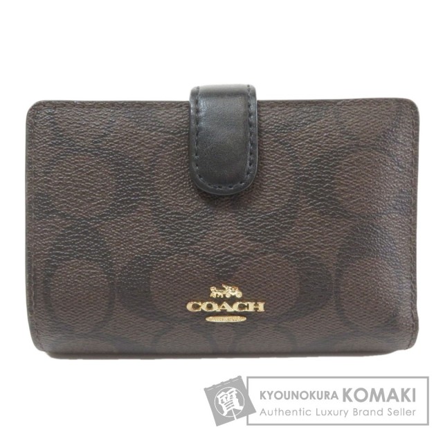 COACH コーチ　シグネチャー　二つ折り財布　F23553　ギフトボックス付き 楽天市場】コーチ COACH 二つ折り財布 ラグジュアリー