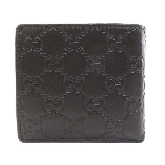 Gucci グッチ Ggシマ 二つ折り財布 小銭入れあり レザー メンズ ブランド京の蔵小牧 ネット販売部