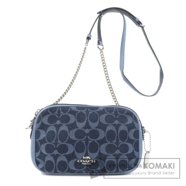 COACH コーチ F25878 シグネチャー ショルダーバッグ キャンバス 
