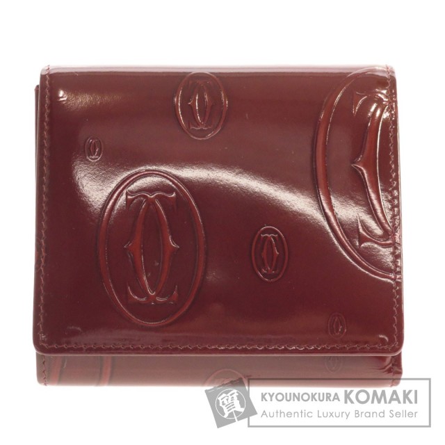 CARTIER カルティエ ハッピーバースデー 二つ折り財布（小銭入れあり 