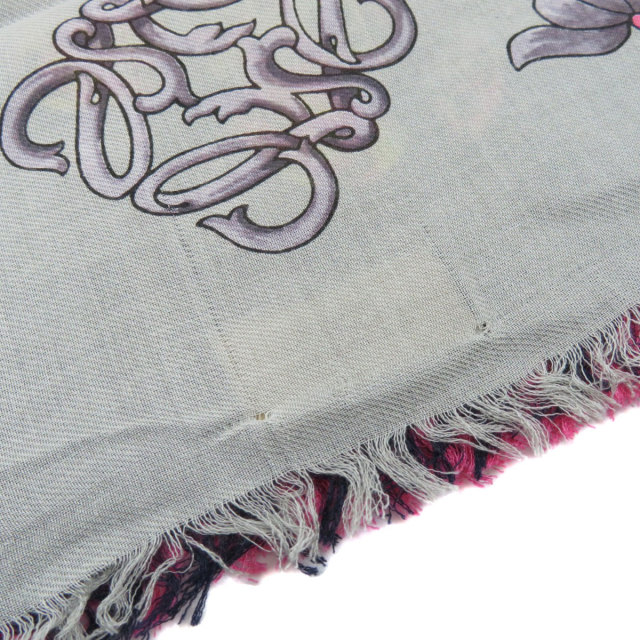 LOEWE ロエベ バタフライモチーフ ストール モダール/カシミヤ レディース 