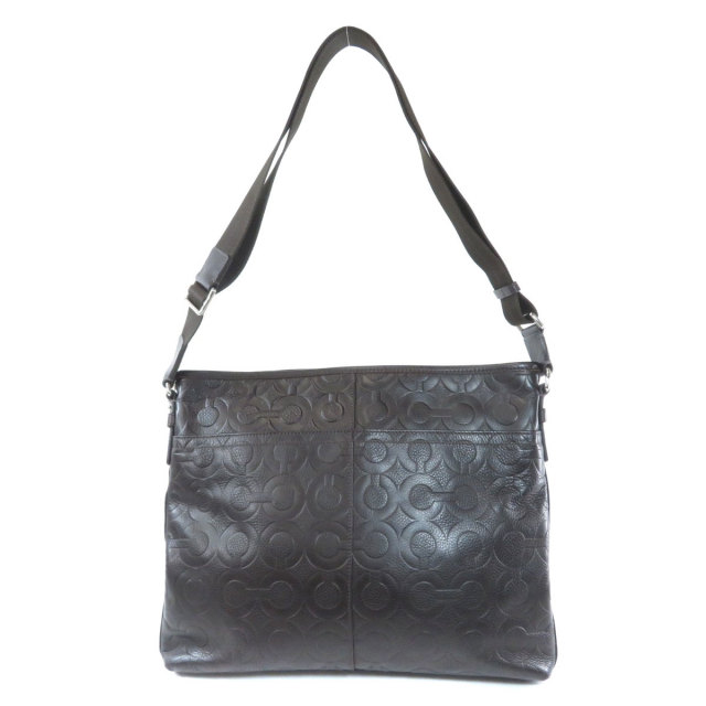 COACHコーチ70248オプアートショルダーバッグレザーレディース