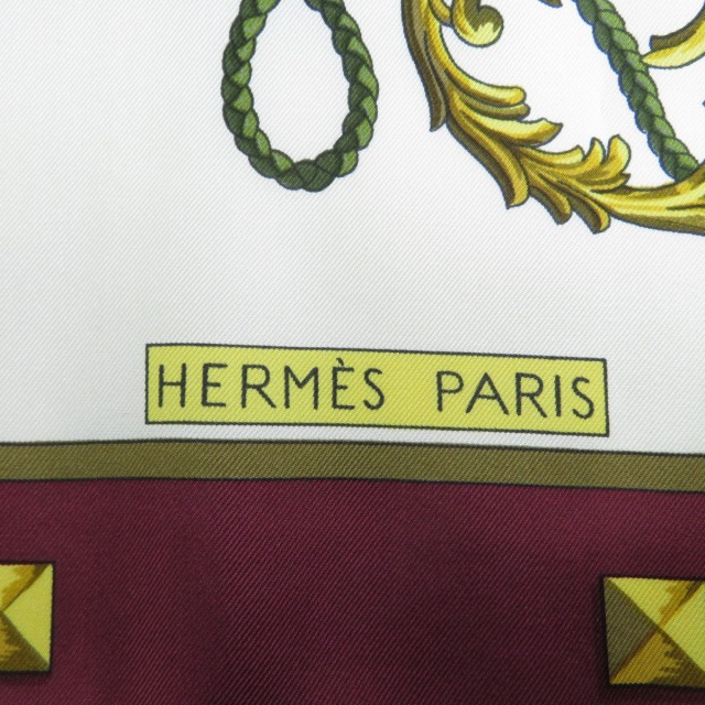 HERMES エルメス カレ90 LES CLES THE KEYS RARE 鍵柄 スカーフ シルク 