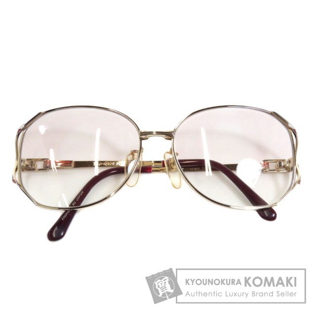 美品 イヴ・サンローラン サングラス ロゴ 装飾 メタルフレーム ケース  