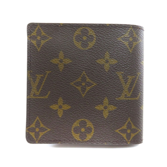 Louis Vuitton ルイヴィトン M622 ポルトフォイユ マルコ モノグラム 二つ折り財布 小銭入れあり モノグラムキャンバス メンズ ブランド京の蔵小牧 ネット販売部