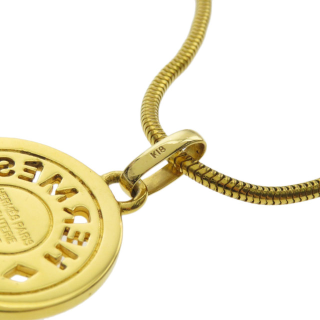 HERMES エルメス セリエ ペンダント ネックレス SV925 K18 ②（HERMES  