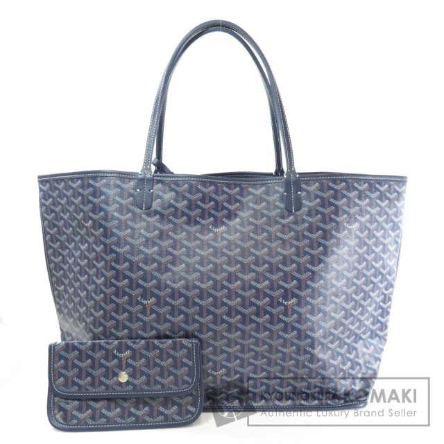 GOYARD ゴヤール サンルイPM トートバッグ PVC ブラック ユニ