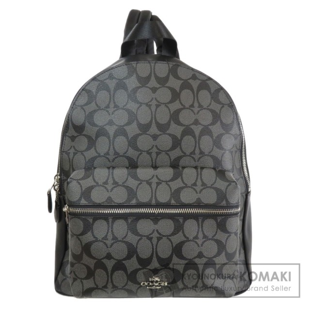 COACH コーチ F58314 シグネチャー リュック・デイパック レザー/PVC 