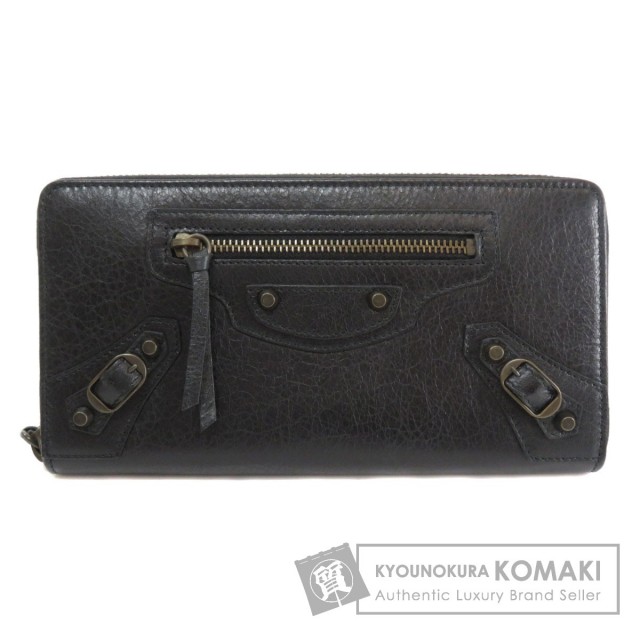 美品 BALENCIAGA バレンシアガ クラシックコンチネンタル ブラック 黒  