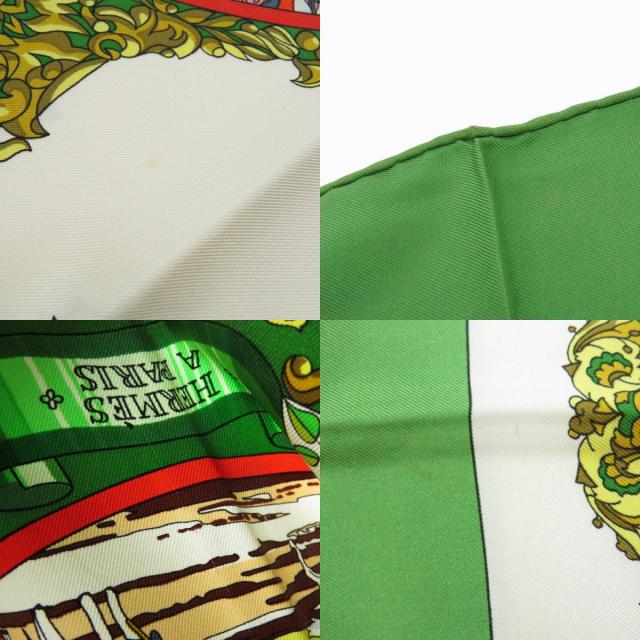 HERMES エルメス カレ90 L Entente Cordiale 仏英同盟 スカーフ シルク 
