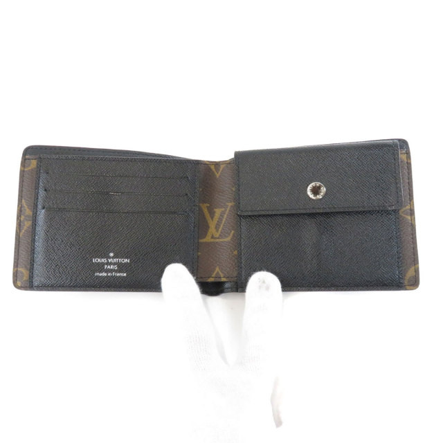 ルイ•ヴィトン 二つ折り財布 マカサー M60411 モノグラム 小銭入れ ルイ•ヴィトン 二つ折り財布 マカサー M60411 モノグラム 小銭