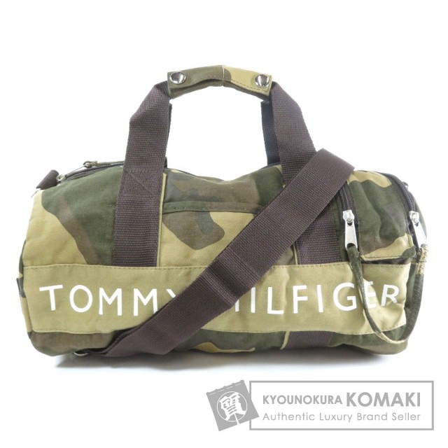 TOMMYHILFIGERトミー・ヒルフィガーカモフラージュ柄ボストン