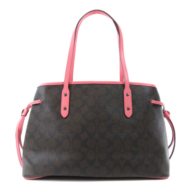 COACHコーチ57842シグネチャートートバッグPVC/レザーレディース
