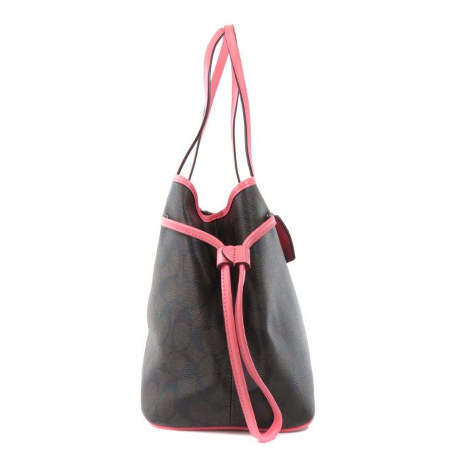新品本物 COACHコーチ57842シグネチャートートバッグPVC/レザーレディース バッグ