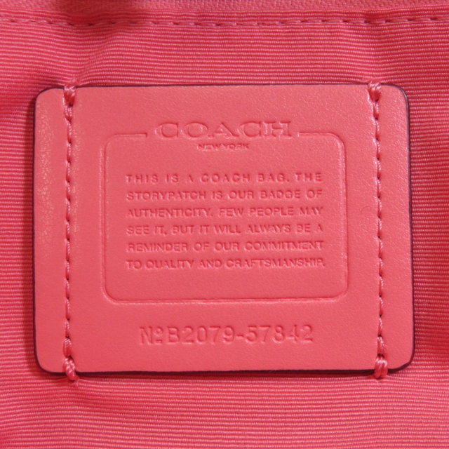 COACHコーチ57842シグネチャートートバッグPVC/レザーレディース