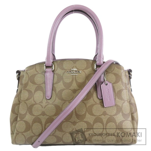COACH コーチ F29434 2WAY シグネチャー ハンドバッグ PVC