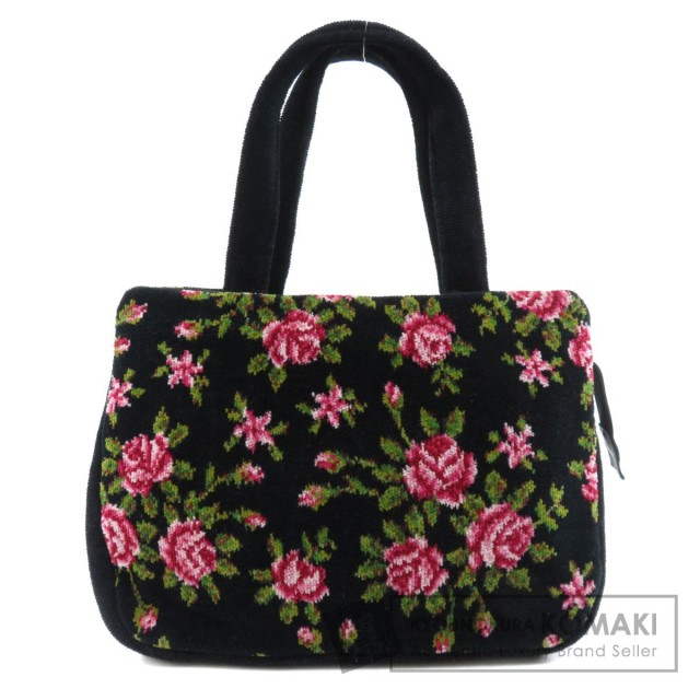 FEILER フェイラー フラワーモチーフ トートバッグ パイル レディース  