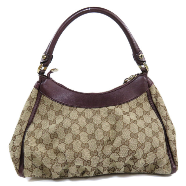 GUCCI グッチ GGキャンバス アビー 190525 ピンクレザー