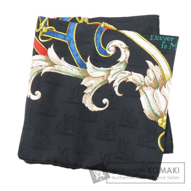 HERMES エルメス カレ90 帝王学 スカーフ シルク レディース 