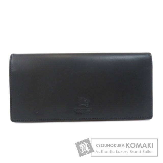 BURBERRY ブラック レザー 長財布（BURBERRY BLACK LABEL(バーバリー 