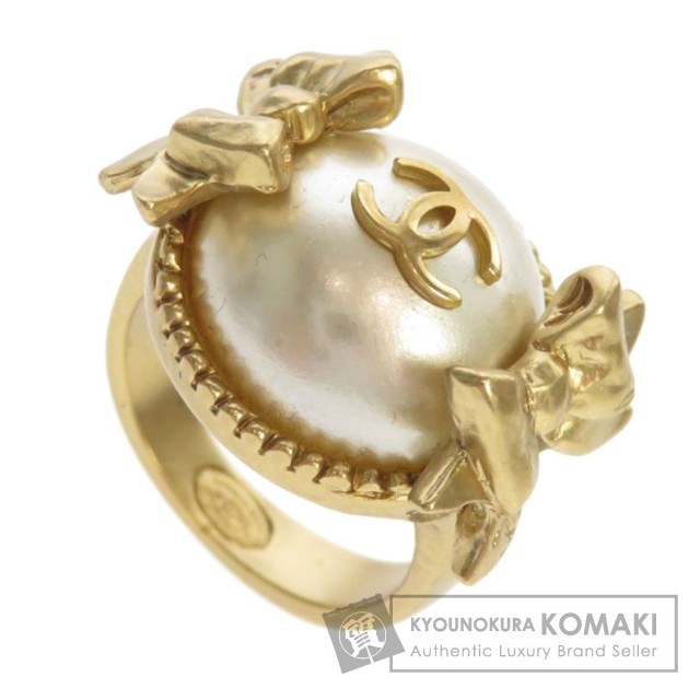 CHANEL シャネル ココマーク リボンモチーフ リング・指輪 金属製  